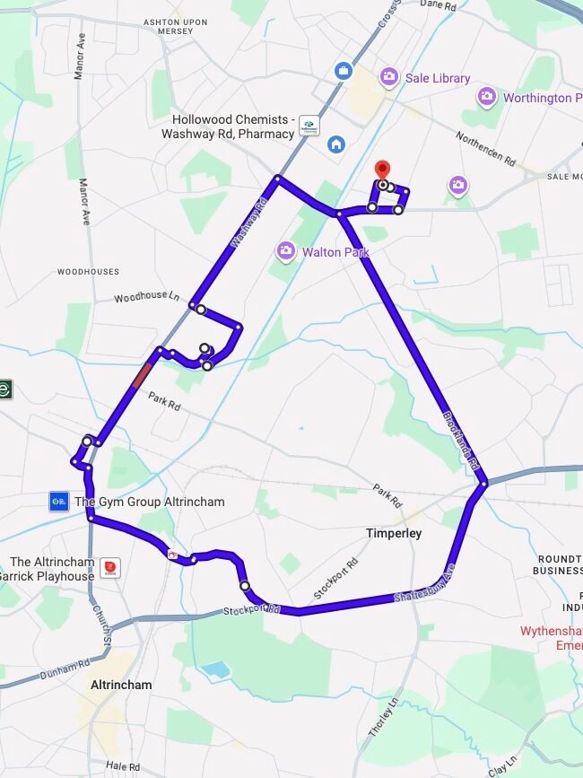 Sale Driving Test Routes Google Maps View
